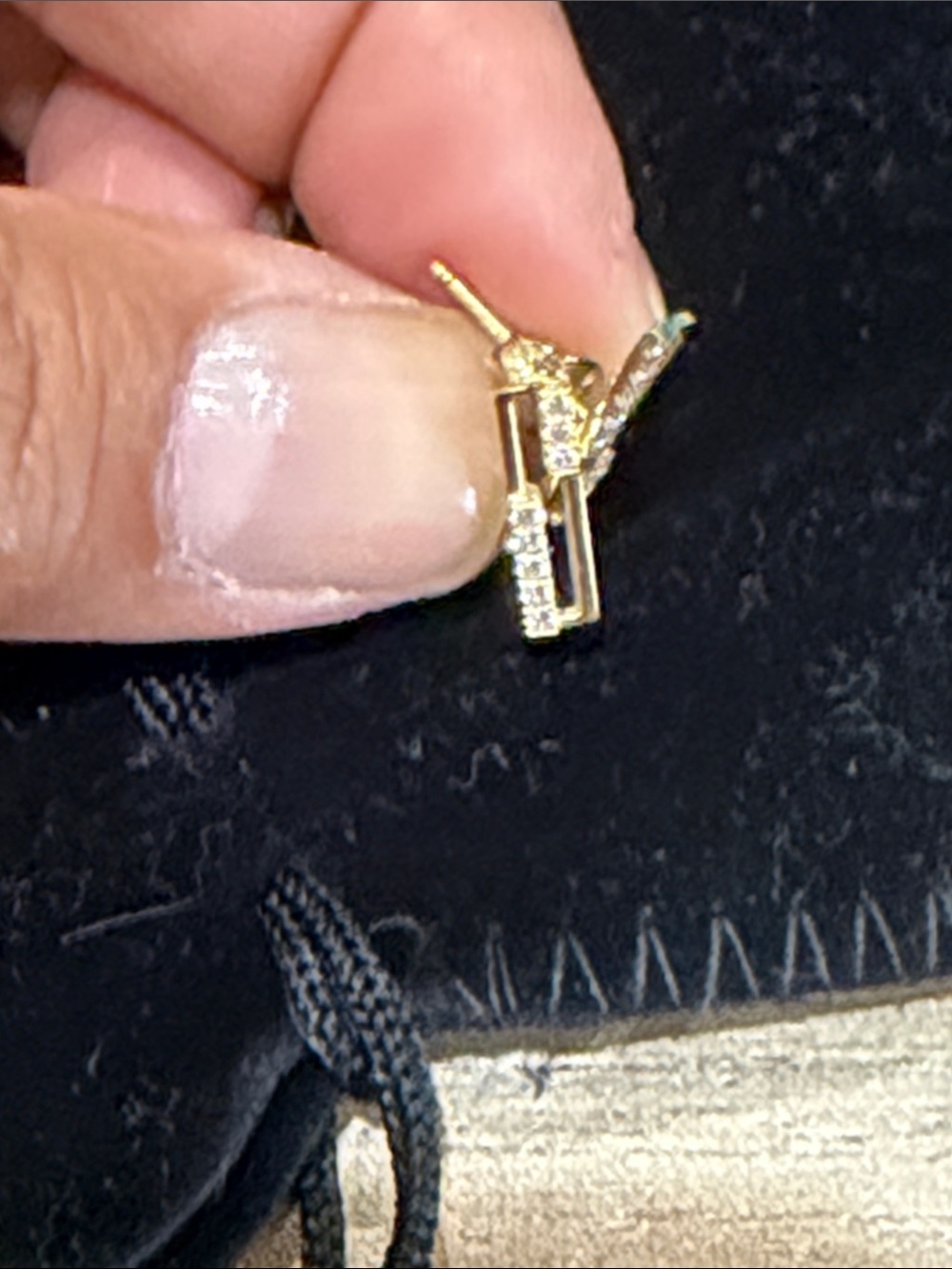 Bony levy 14kt diamond studs